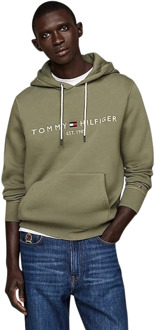 Tommy Hilfiger Hoodie Tommy Hilfiger , Green , Heren - S