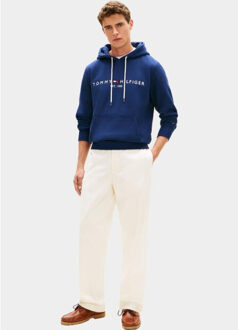 Tommy Hilfiger Hoodie tommy logo hoody mw0mw11599/dcc - maat M Blauw