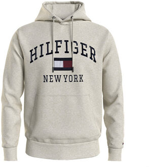 Tommy Hilfiger Hoody heathered catmilk Wit - S