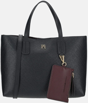 Tommy Hilfiger Icon mini tote handtas mono space blue