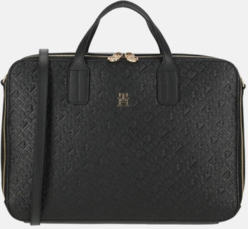 Tommy Hilfiger Icon mono laptoptas 15 inch black