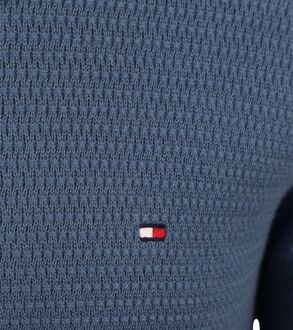 Tommy Hilfiger Interlaced Pullover Blauw - XL,XXL