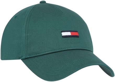 Tommy Hilfiger Jeans Elongated Flag Cap Heren groen - 1-SIZE