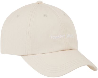 Tommy Hilfiger Jeans Linear Logo Cap Dames beige - 1-SIZE