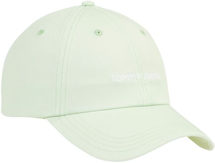 Tommy Hilfiger Jeans Linear Logo Cap Dames lichtgroen - 1-SIZE