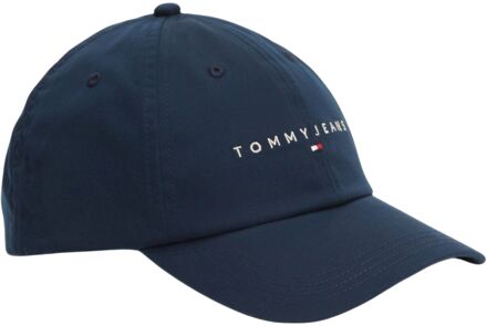 Tommy Hilfiger Jeans Linear Logo Embroidery Cap Heren - 1 SIZE