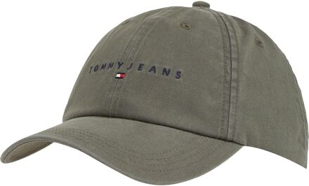 Tommy Hilfiger Jeans Linear Washed Cap Heren - 1 SIZE