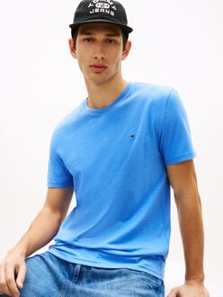 Tommy Hilfiger Jeans T-shirt Slim Fit Blue Twilight  M Blauw