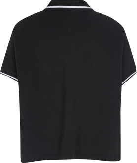 Tommy Hilfiger jeanspoloshirt Zwart