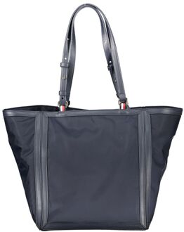 Tommy Hilfiger Julia Tote Nylon Schoudertas Aw0aw09645 Donkerblauw - One Size