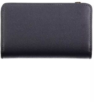 Tommy Hilfiger Julia Zip Portemonnee Marine Leer Aw0aw08234 Donkerblauw - One Size