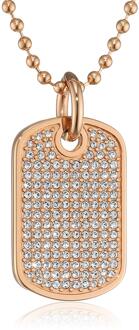 Tommy Hilfiger Ketting Mini Pave Dog TJ2700749 - Rosékleurig