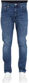 Tommy Hilfiger Klassieke jeans met lichte vervaging Tommy Hilfiger , Blue , Heren - W30,W34,W31,W32,W29,W36