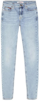 Tommy Hilfiger Klassieke Skinny Jeans met Faded Wash Tommy Hilfiger , Blue , Dames - W28 L30,W27 L30,W26 L30,W25 L30