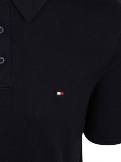 Tommy Hilfiger Knitted Polo Navy Donkerblauw - L,M,XL,XXL