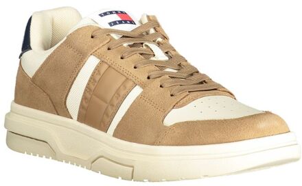 Tommy Hilfiger Lage Sneaker Casual Suède - maat EU 44 Bruin
