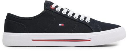 Tommy Hilfiger Lage Sneakers Tommy Hilfiger  CORE CORPORATE VULC CANVAS