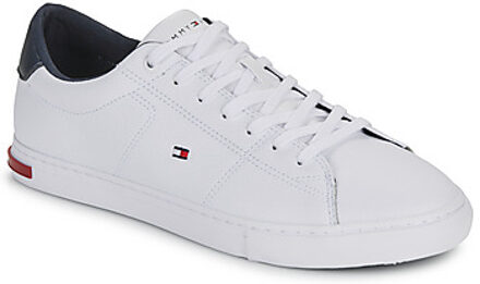 Tommy Hilfiger Lage Sneakers Tommy Hilfiger ESSENTIAL LEATHER DETAIL VULC" Wit - 40,41,42,43,44,45,46