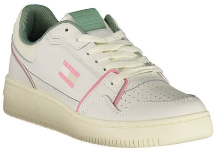Tommy Hilfiger Lage Vetersneakers Ivoor - EU 36