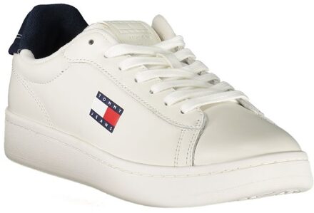 Tommy Hilfiger Lage vetersneakers - maat EU 39 Ivoor
