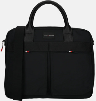 Tommy Hilfiger laptoptas BDS Black Zwart