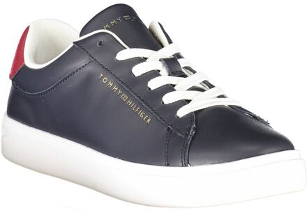 Tommy Hilfiger Lederen Sneakers Casual Stijl - maat EU 37 Donkerblauw