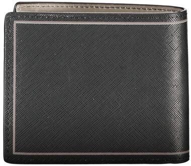 Tommy Hilfiger Leren Bifold Portemonnee Donkergrijs