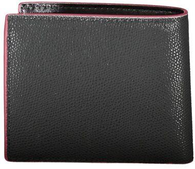 Tommy Hilfiger Leren Bifold Portemonnee - maat Zwart