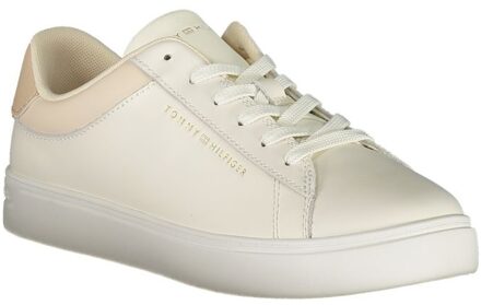 Tommy Hilfiger Leren Sneakers Casual Comfort Ivoor - EU 37