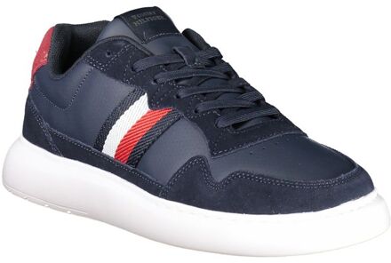 Tommy Hilfiger Leren Sneakers Casual Ontwerp - maat EU 44 Donkerblauw
