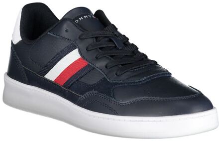 Tommy Hilfiger Leren Sneakers Fm0fm03772 Donkerblauw - EU 43