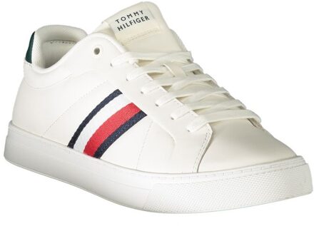 Tommy Hilfiger Leren Sneakers Fm0fm03777 Lichtgrijs