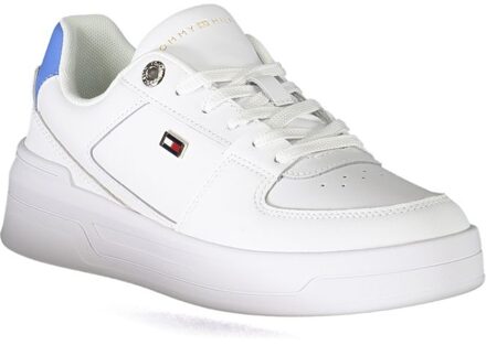 Tommy Hilfiger Leren Sneakers Fw0fw07462 Wit