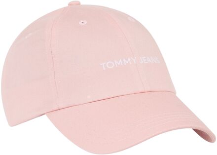 Tommy Hilfiger Linear Logo Cap voor Vrouwen Tommy Hilfiger , Pink , Dames - ONE Size