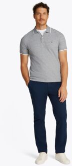 Tommy Hilfiger Linen Piqué Poloshirt Groen - XL