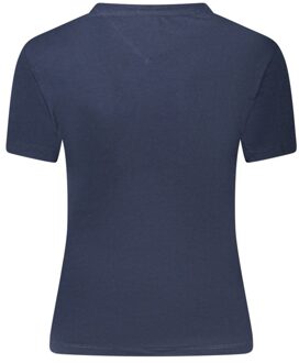 Tommy Hilfiger Logo Grafisch Korte Mouwen T-shirt Donkerblauw