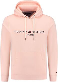 Tommy Hilfiger Logo Hoodie Heren roze - S