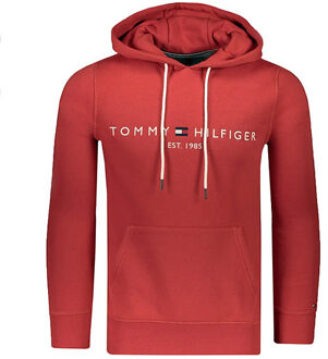 Tommy Hilfiger Logo hoody-empire flame Rood - S