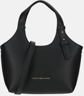 Tommy Hilfiger logo mini tote handtas black