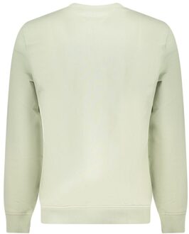 Tommy Hilfiger Logo Rundhals Sweater - maat 2XL Lichtgrijs