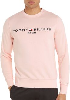 Tommy Hilfiger Logo Sweater Heren roze
