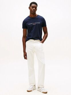 Tommy Hilfiger Logo T-shirt Donkerblauw - 3XL,L,M,S,XL,XS,XXL