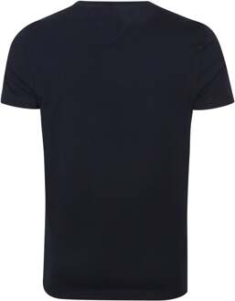 Tommy Hilfiger Logo T-shirt Donkerblauw - XS,S,M,L,XL