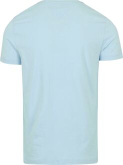 Tommy Hilfiger Logo T-shirt Lichtblauw - L,XL,XXL