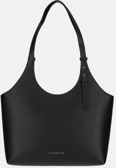 Tommy Hilfiger logo tote shopper black