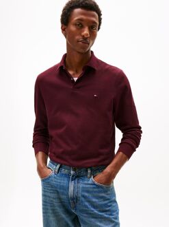 Tommy Hilfiger Longsleeve Polo Bordeaux Rood - 3XL,L,M,XL,XXL