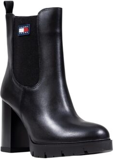 Tommy Hilfiger Lug-zool Hakken Enkellaarsjes Zwart