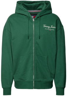 Tommy Hilfiger Luxe Zip-Thr Vest Tommy Hilfiger , Green , Heren - Xl,L,M,S