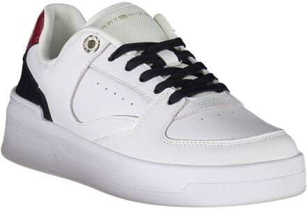 Tommy Hilfiger Mannen Em0em01376 Modieuze Sneakers - maat EU 39 Wit