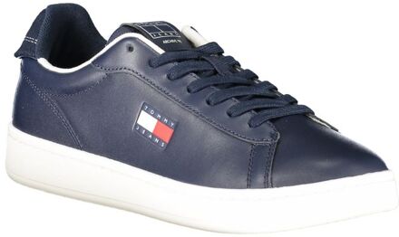 Tommy Hilfiger Marineblauwe Sneakers Casual Vetersluiting - maat EU 46 Donkerblauw
